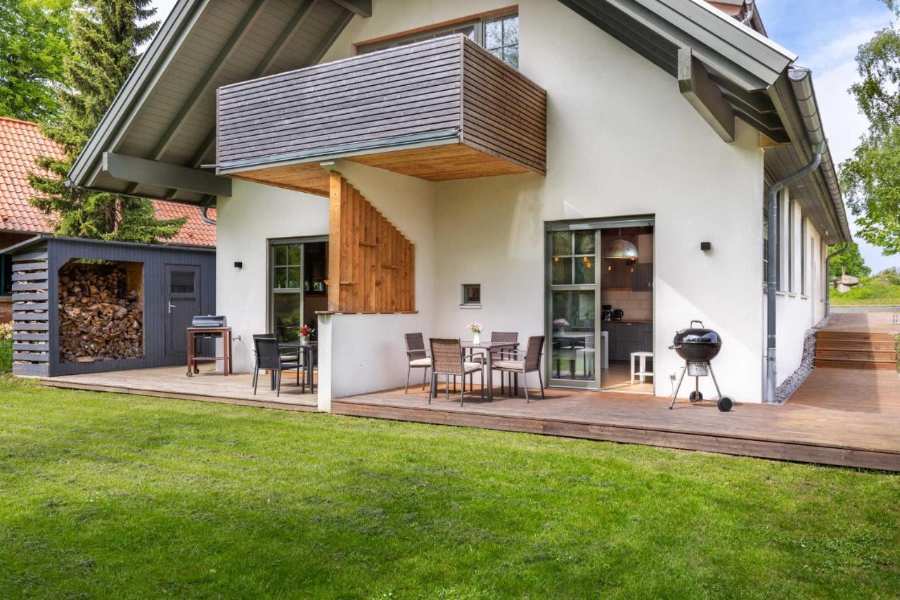 Ferienhaus Sonne Mond Und Sterne B Steffenshagen Bagian luar foto