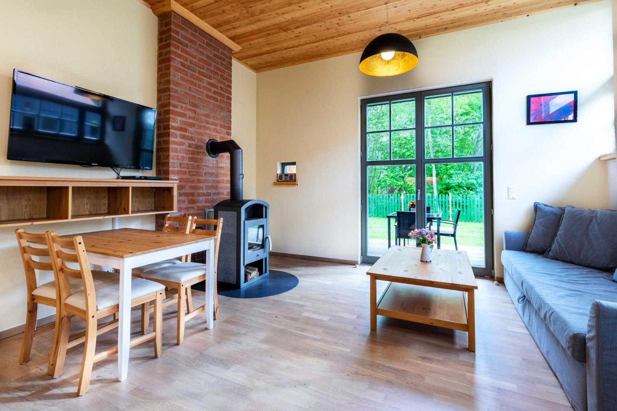 Ferienhaus Sonne Mond Und Sterne B Steffenshagen Bagian luar foto